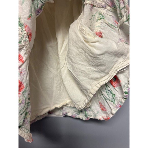 Gap Kids Girls Floral Poppy Print Ruffle Strap Tiered Cotton Sundress Size 3T - Picture 3 of 6